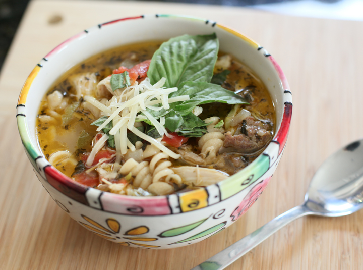 Italian Chicken Noodle Soup {Electric Pressure Cooker Recipe}