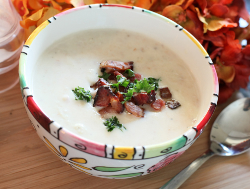 Scottish Cauliflower Soup {Electric Pressure Cooker Recipe}