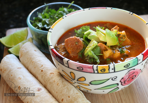 Mexican Pork Posole | Cinco de Mayo {Electric Pressure Cooker Recipe}