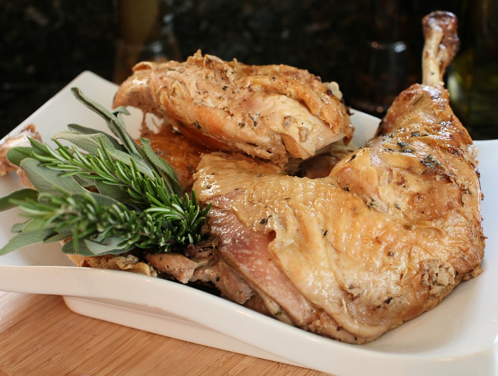 Semi-Roasted & Pressure Cooked Thanksgiving Turkey {Electric Pressure ...